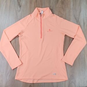 🔺️Under Armour La Costa Zippered Mock Neck Long Sleeve Athletic Top Medium